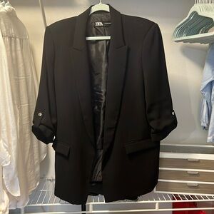 Zara Black Oversized Blazer